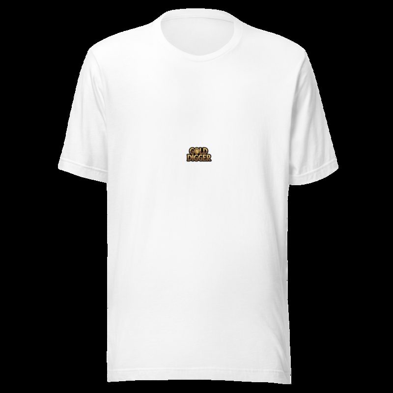 Gold For Real Gold Digger Tee White