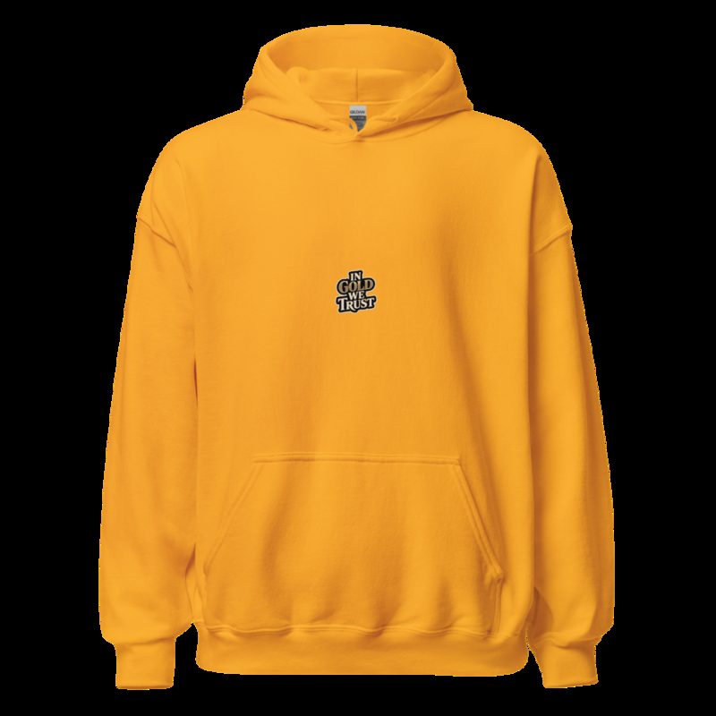 Gold For Real In Gold We Trust Hoodie Gold