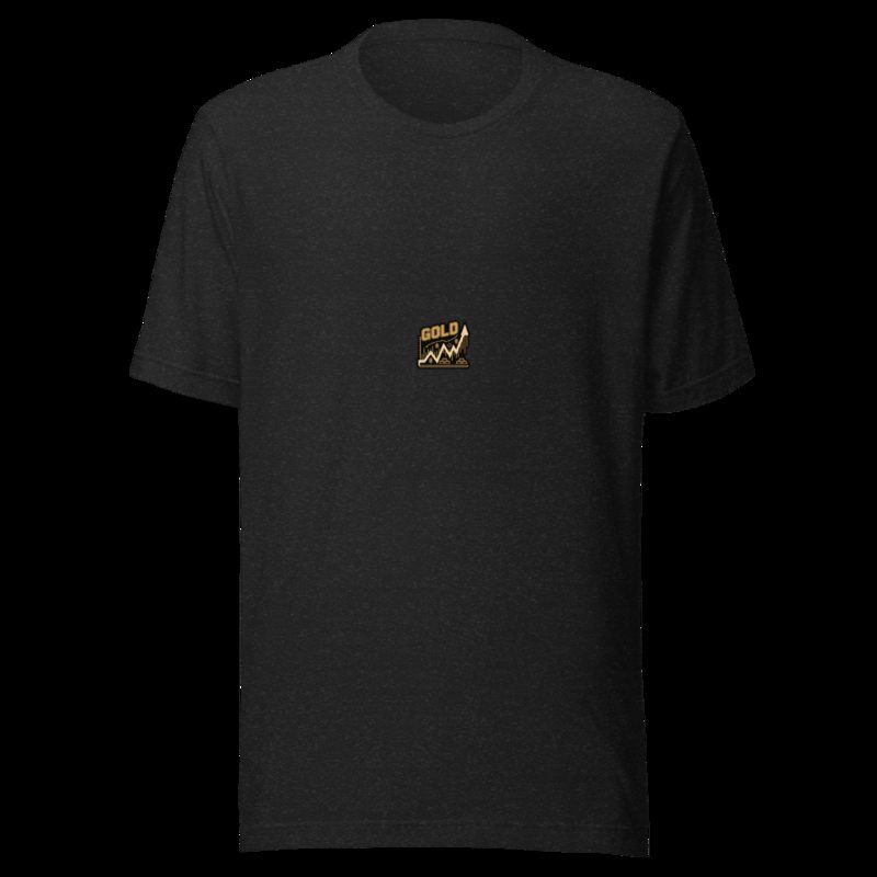 Gold For Real Market Chart Tee Black Heather