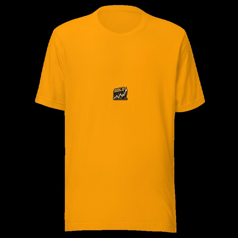 Gold For Real Market Chart Tee Gold