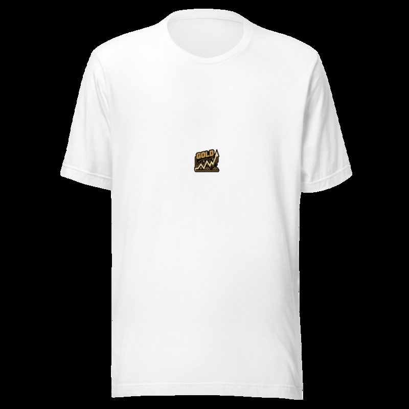 Gold For Real Market Chart Tee White