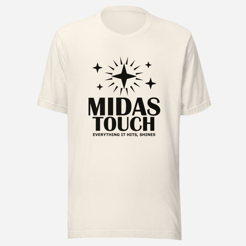 Gold For Real Midas Touch Tee Vintage White