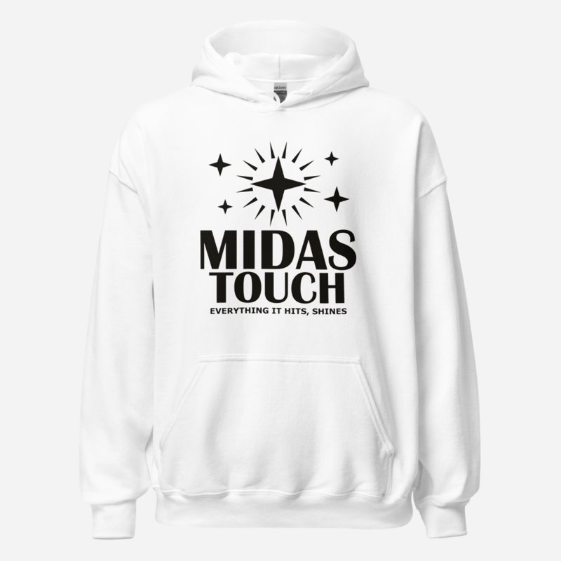 Gold For Real Midas Touch Hoodie White