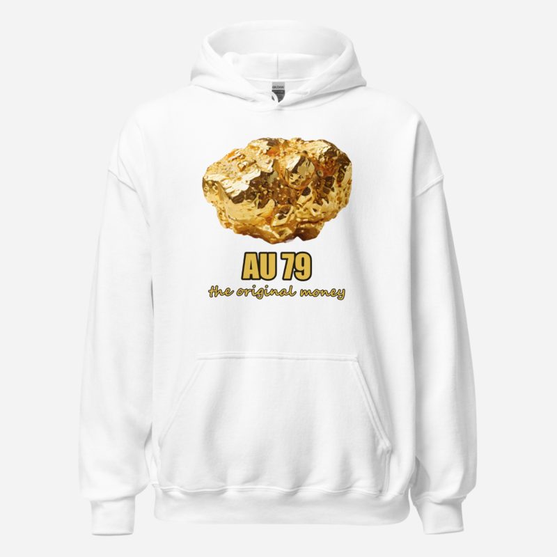 Gold For Real AU 79 Nugget Hoodie in White