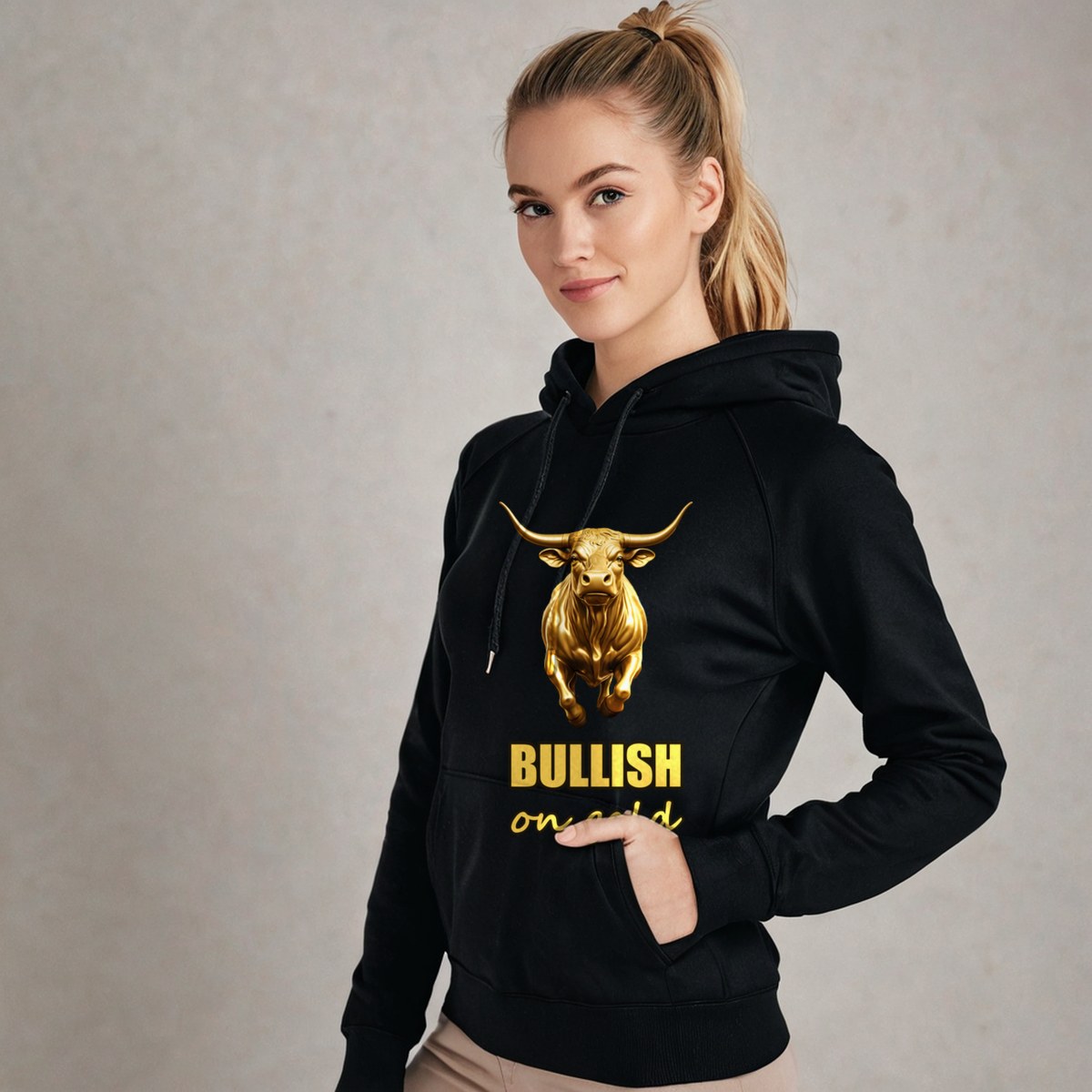 Gold For Real Bullish On Gold Hoodie
