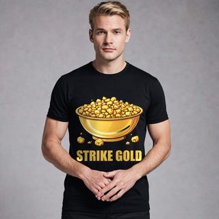 Gold For Real Strike Gold Pan Tee AI model